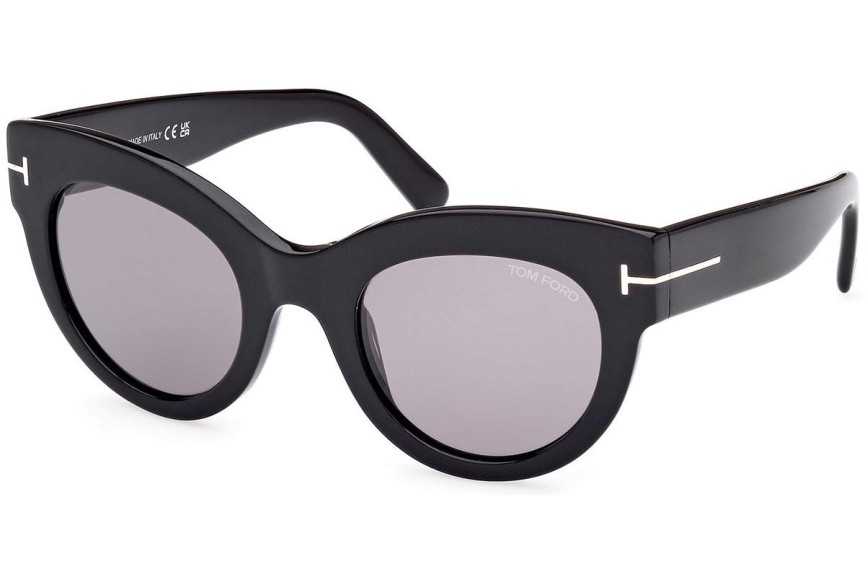 Solglasögon Tom Ford Lucilla FT1063 01C Cat Eye Svart