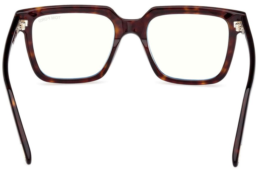 Glasögon Tom Ford FT5889-B 052 Fyrkantig Havana