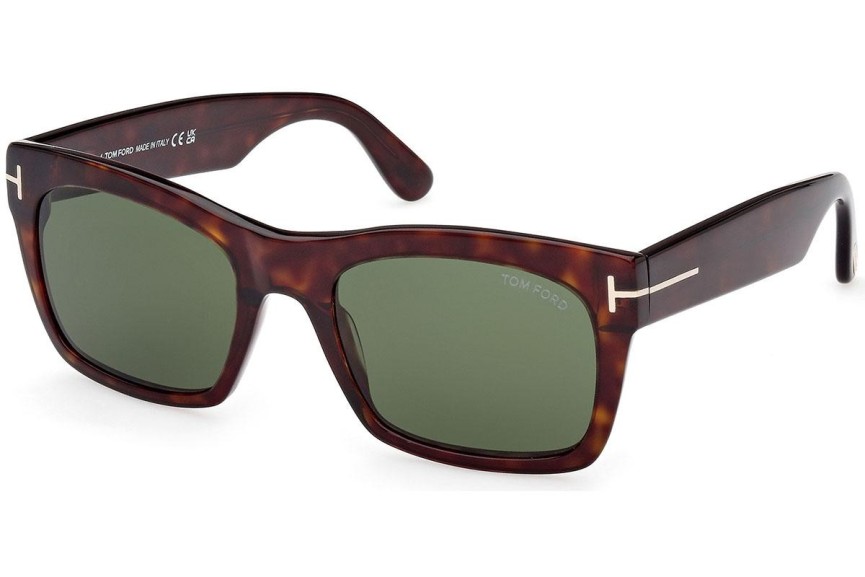 Solglasögon Tom Ford Nico 2 FT1062 52N Fyrkantig Havana