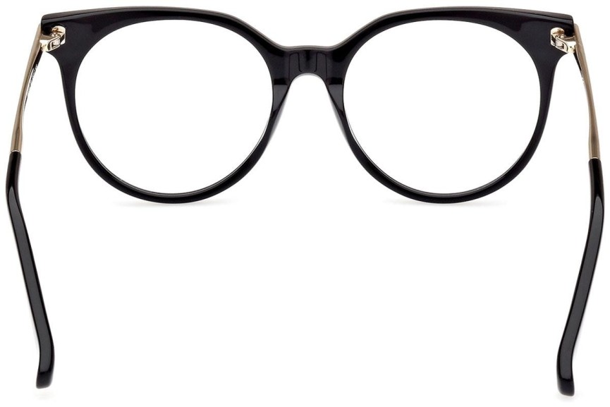 Glasögon Max Mara MM5107 001 Runda Svart