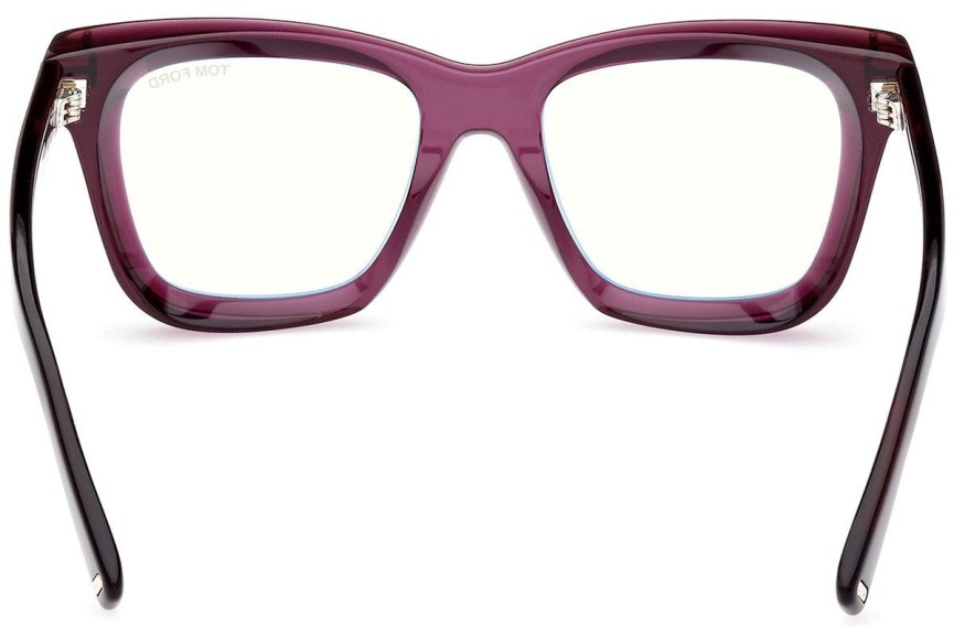 Glasögon Tom Ford FT5881-B 081 Fyrkantig Lila