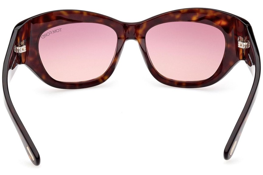 Solglasögon Tom Ford Brianna FT1065 52T Cat Eye Havana