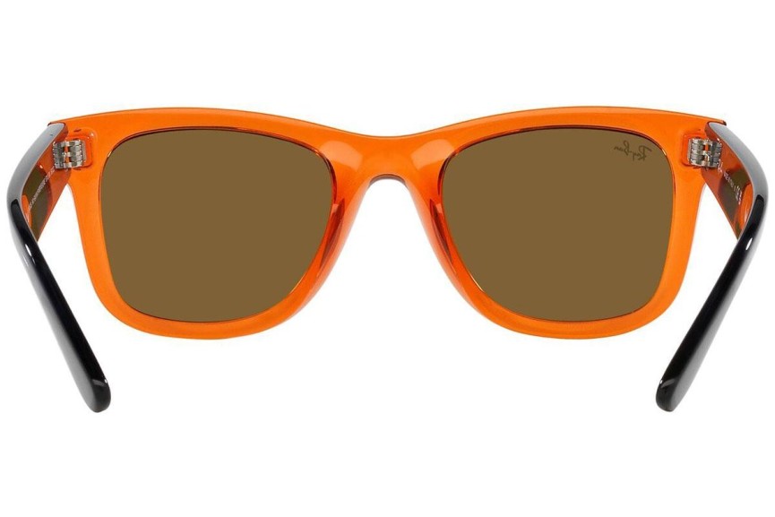 Solglasögon Ray-Ban Wayfarer Reverse RBR0502S 6712GM Fyrkantig Orange