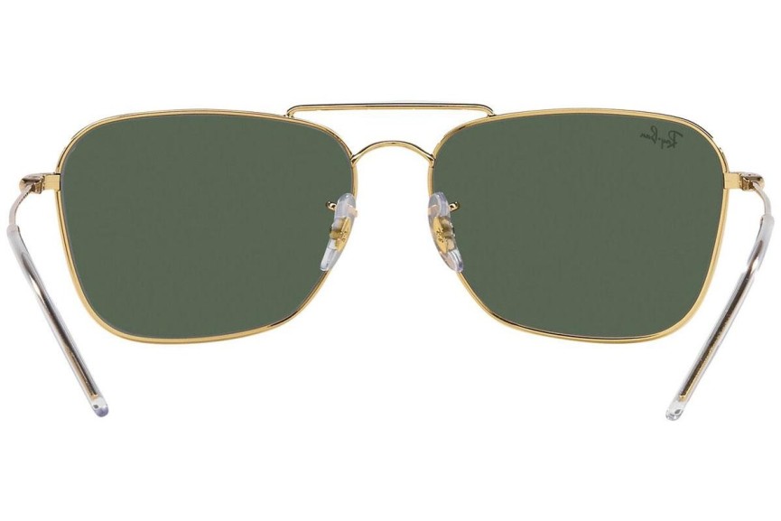 Solglasögon Ray-Ban Caravan Reverse RBR0102S 001/VR Rektangulära Guld