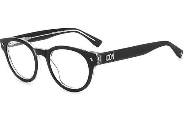 Glasögon Dsquared2 ICON0014 7C5 Runda Svart