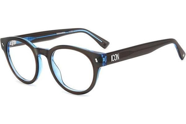 Glasögon Dsquared2 ICON0014 3LG Runda Brun