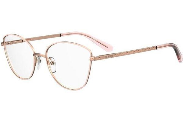 Glasögon Love Moschino MOL624 PY3 Cat Eye Beige