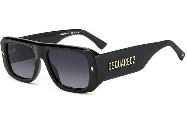 Solglasögon Dsquared2 D20107/S 807/9O Rektangulära Svart