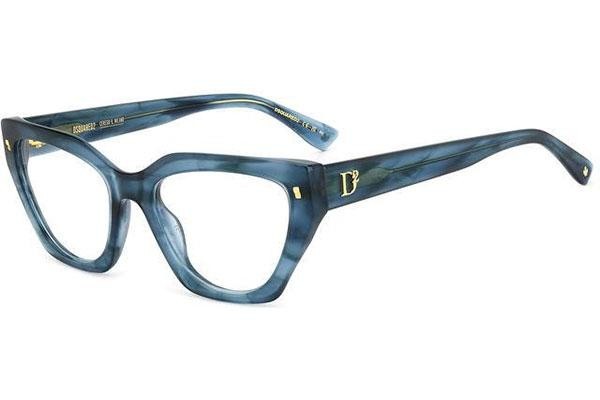 Glasögon Dsquared2 D20117 38I Cat Eye Blå