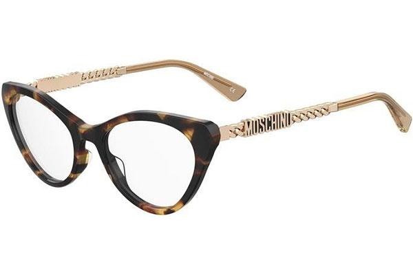 Glasögon Moschino MOS626 05L Cat Eye Havana