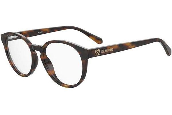 Glasögon Love Moschino MOL626 086 Oval Havana