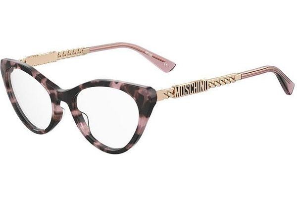 Glasögon Moschino MOS626 0T4 Cat Eye Havana