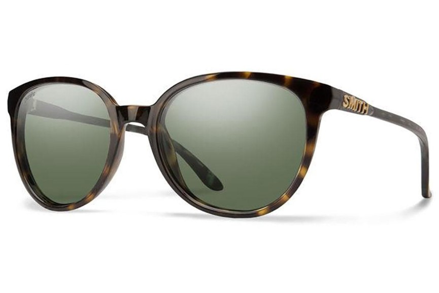 Solglasögon Smith CHEETAH D1U/L7 Polarized Runda Havana