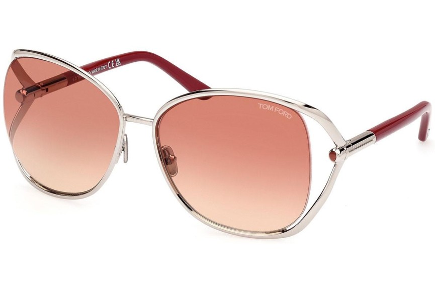 Solglasögon Tom Ford Marta FT1091 16T Runda Silver