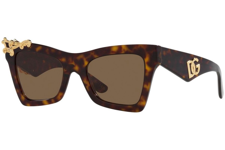 Solglasögon Dolce & Gabbana DG4434 502/73 Cat Eye Havana