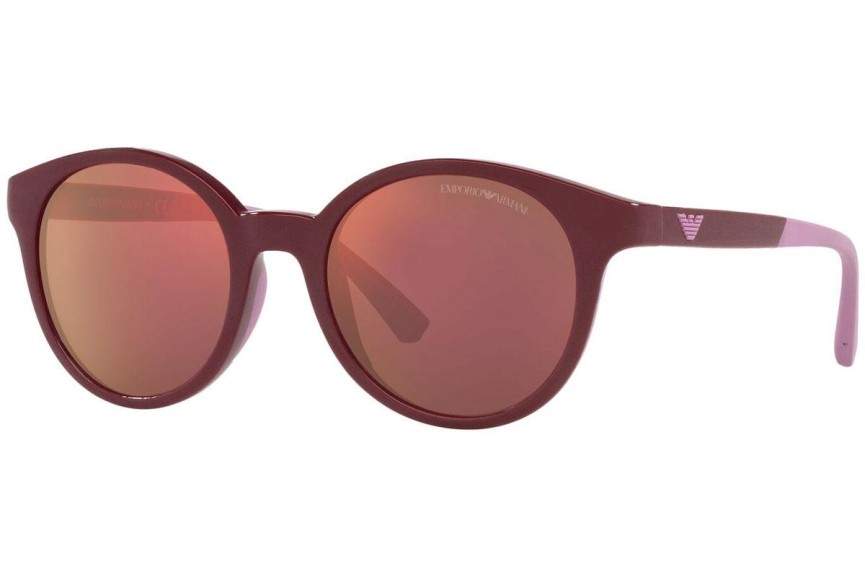 Solglasögon Emporio Armani EA4185 5077D0 Runda Röd