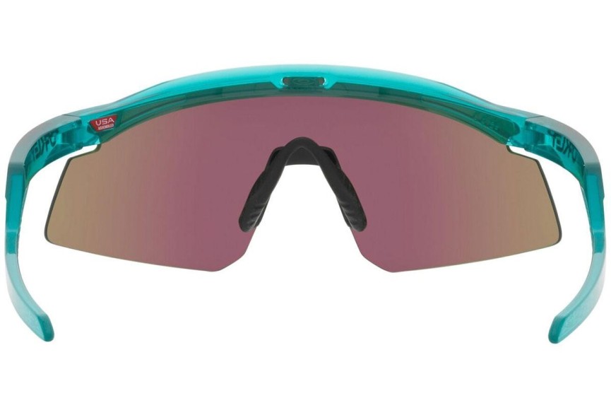 Solglasögon Oakley Hydra OO9229 922903 Enkel Lins | Shield Grön