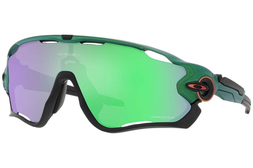 Solglasögon Oakley Jawbreaker OO9290 929077 Enkel Lins | Shield Grön