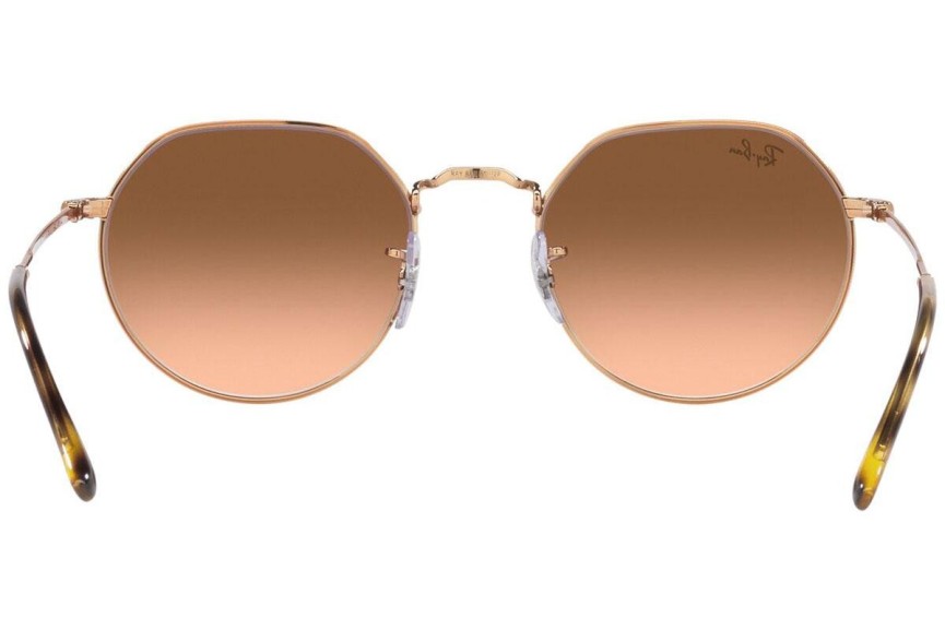 Solglasögon Ray-Ban Jack RB3565 9035A5 Runda Brun