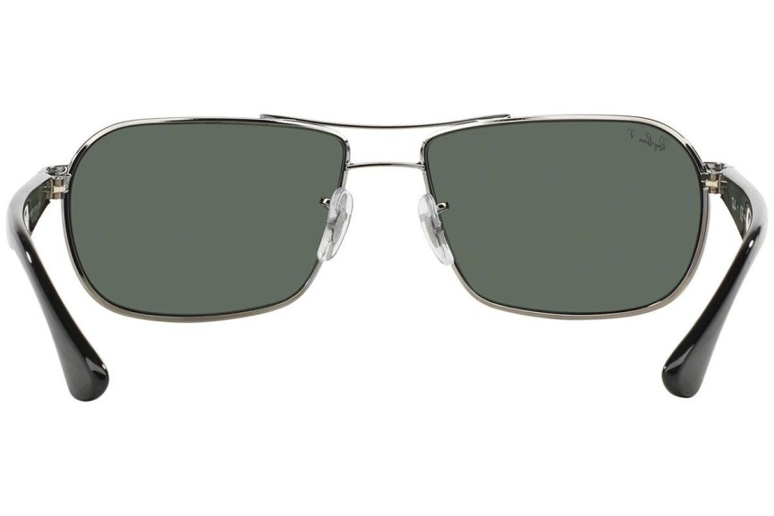 Solglasögon Ray-Ban RB3492 004/58 Polarized Pilot Silver