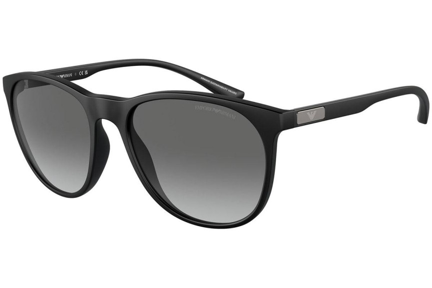 Solglasögon Emporio Armani EA4210 500111 Runda Svart