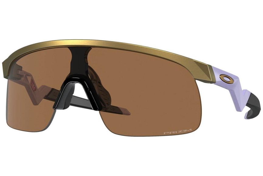 Solglasögon Oakley Resistor OJ9010 901014 Enkel Lins | Shield Guld