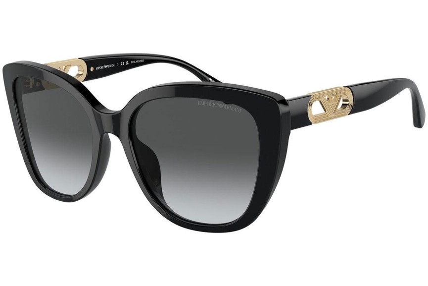 Solglasögon Emporio Armani EA4214U 50178G Polarized Cat Eye Svart