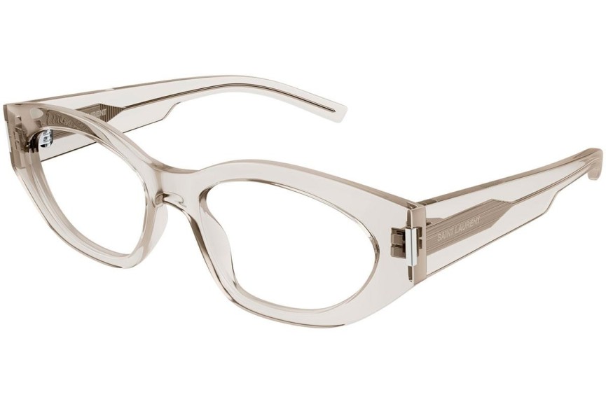 Glasögon Saint Laurent SL638OPT 004 Cat Eye Beige