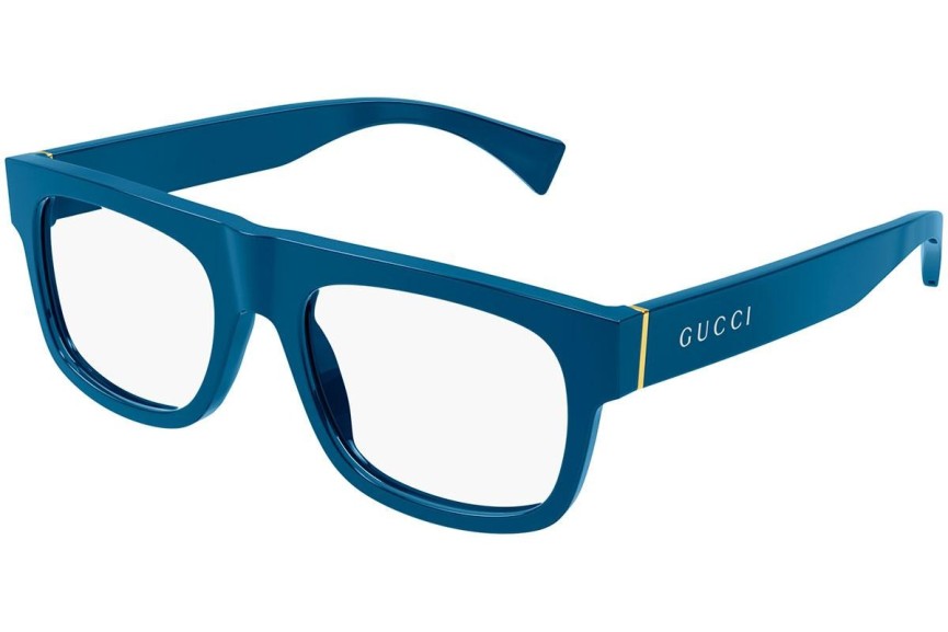 Glasögon Gucci GG1137O 004 Flat Top Blå