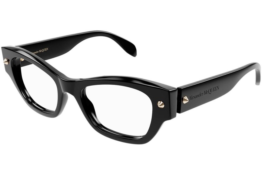 Glasögon Alexander McQueen AM0429O 001 Cat Eye Svart