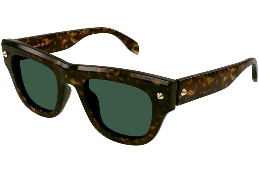 Solglasögon Alexander McQueen AM0425S 002 Fyrkantig Havana