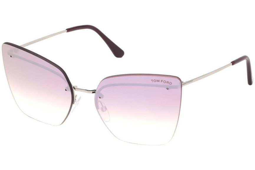 Solglasögon Tom Ford Camilla FT0682 16Z Cat Eye Silver