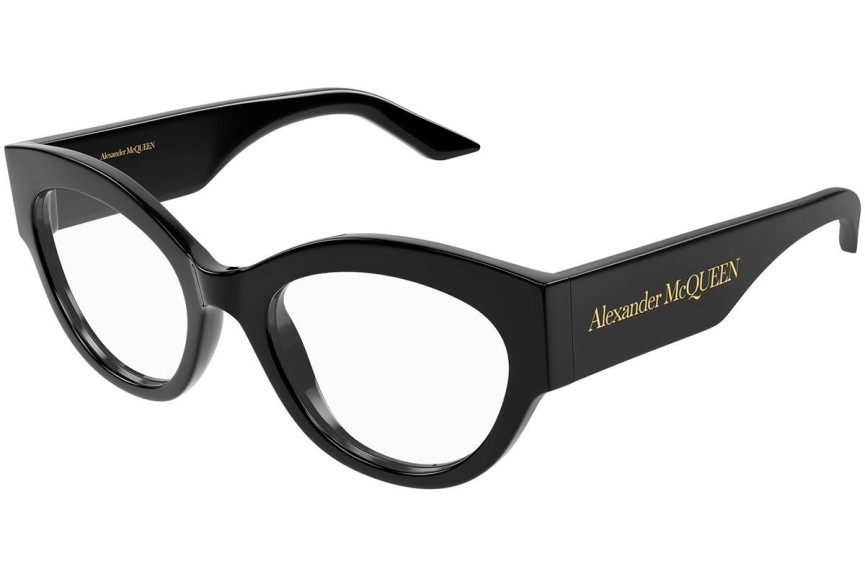 Glasögon Alexander McQueen AM0435O 001 Cat Eye Svart