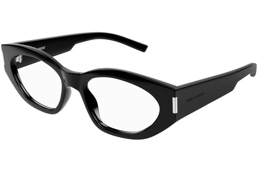 Glasögon Saint Laurent SL638OPT 001 blue-light [non-prescription] Cat Eye Svart