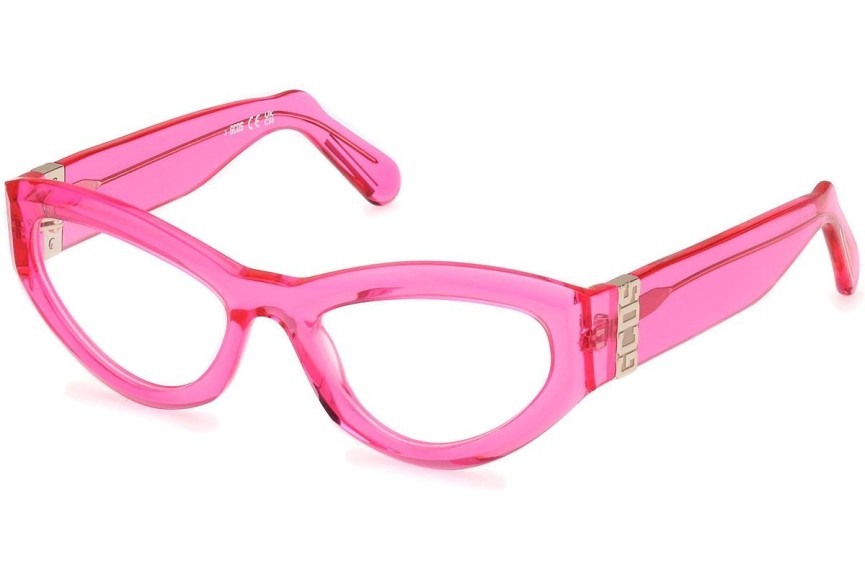 Glasögon GCDS GD5024 077 Cat Eye Rosa