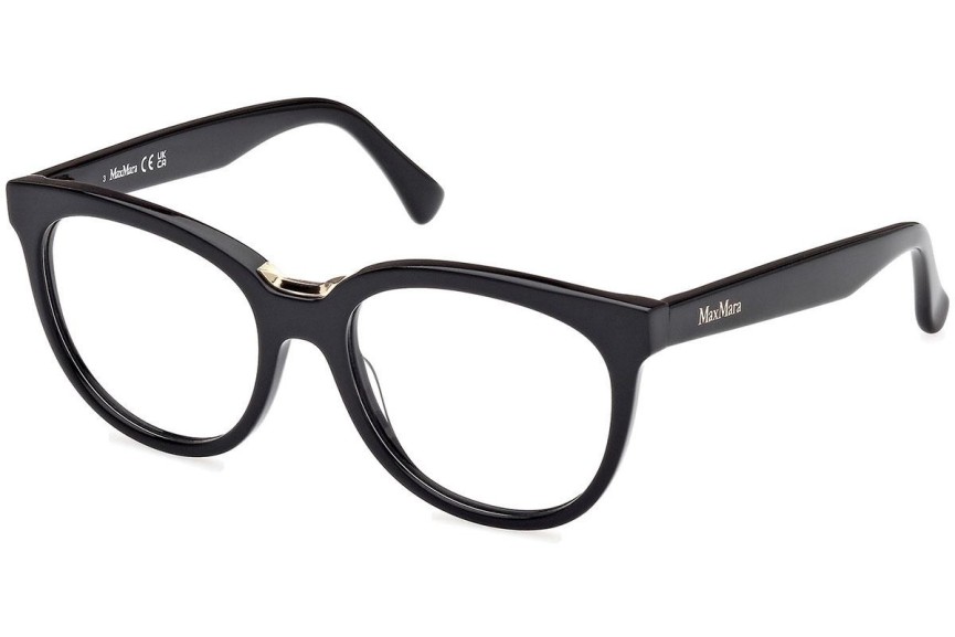 Glasögon Max Mara MM5110 001 Runda Svart