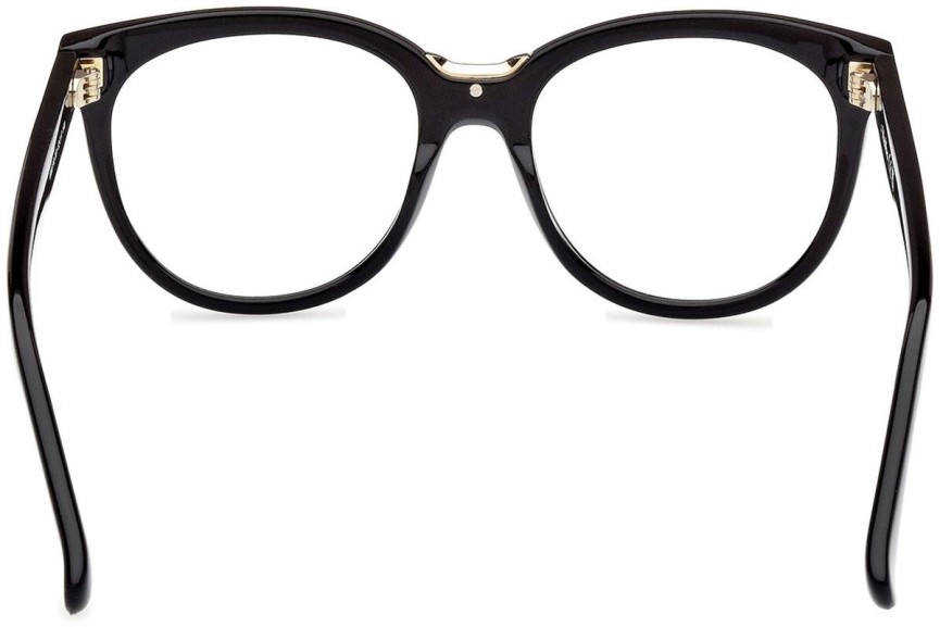 Glasögon Max Mara MM5110 001 Runda Svart