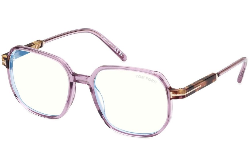 Glasögon Tom Ford FT5911-B 081 Fyrkantig Lila