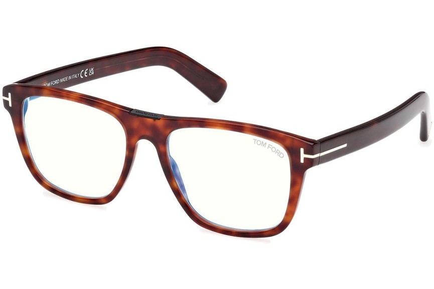 Glasögon Tom Ford FT5902-B 054 Fyrkantig Havana