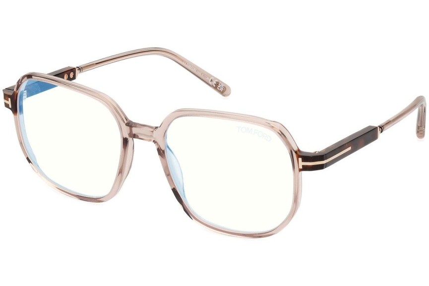 Glasögon Tom Ford FT5911-B 045 Fyrkantig Brun