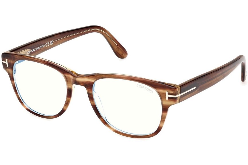 Glasögon Tom Ford FT5898-B 050 Fyrkantig Brun