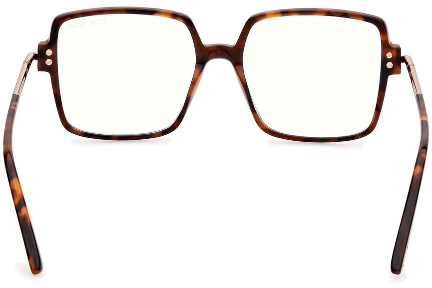 Glasögon Tom Ford FT5915-B 052 Fyrkantig Havana