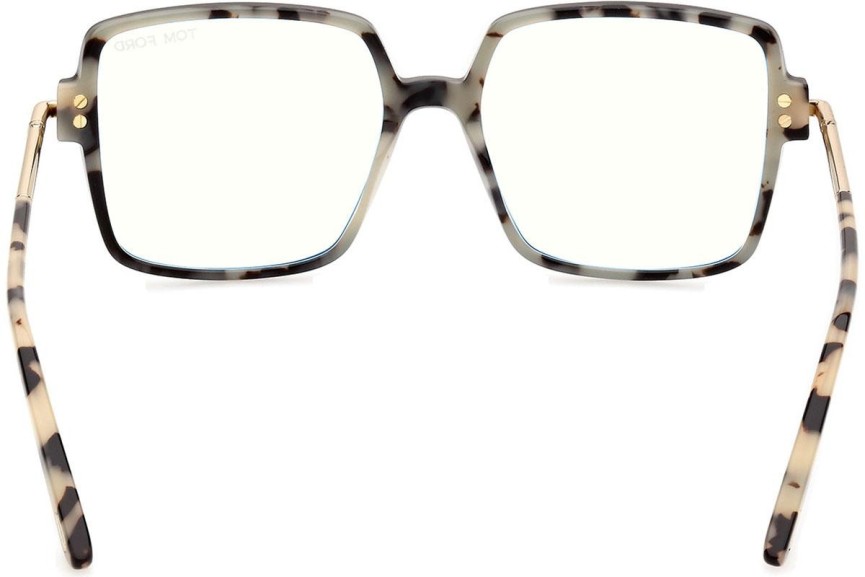 Glasögon Tom Ford FT5915-B 005 Fyrkantig Svart