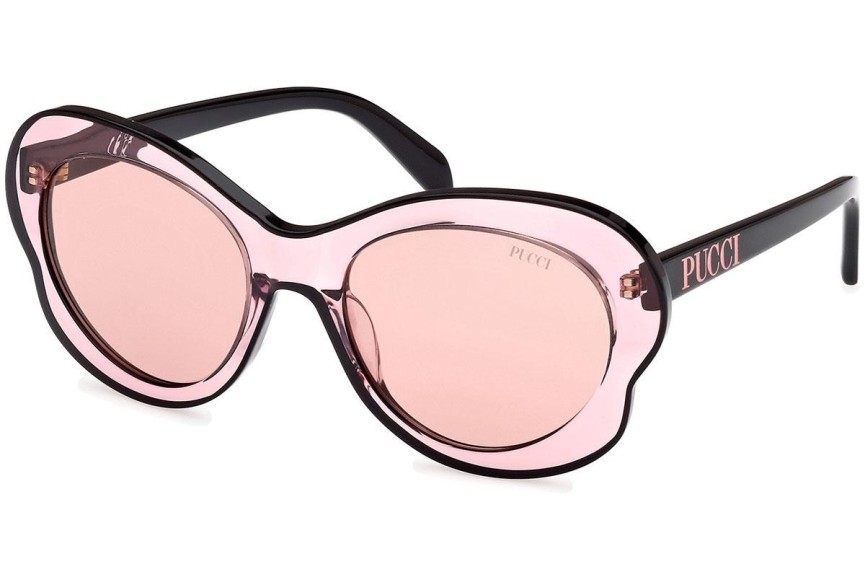 Solglasögon Emilio Pucci EP0221 74S Runda Rosa