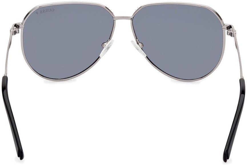 Solglasögon Guess GU00089 08D Polarized Fyrkantig Silver