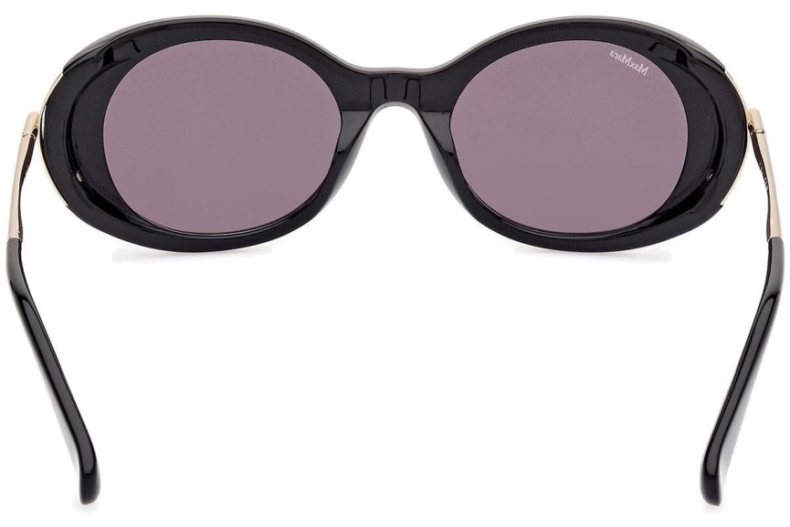 Solglasögon Max Mara Malibu10 MM0080 01A Oval Svart