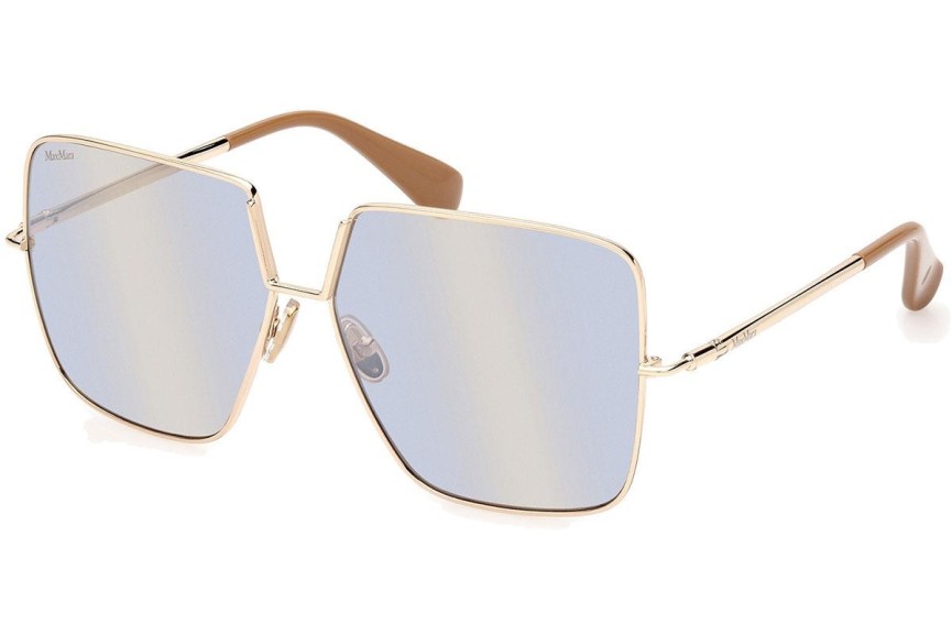 Solglasögon Max Mara Design9 MM0082 32X Fyrkantig Guld