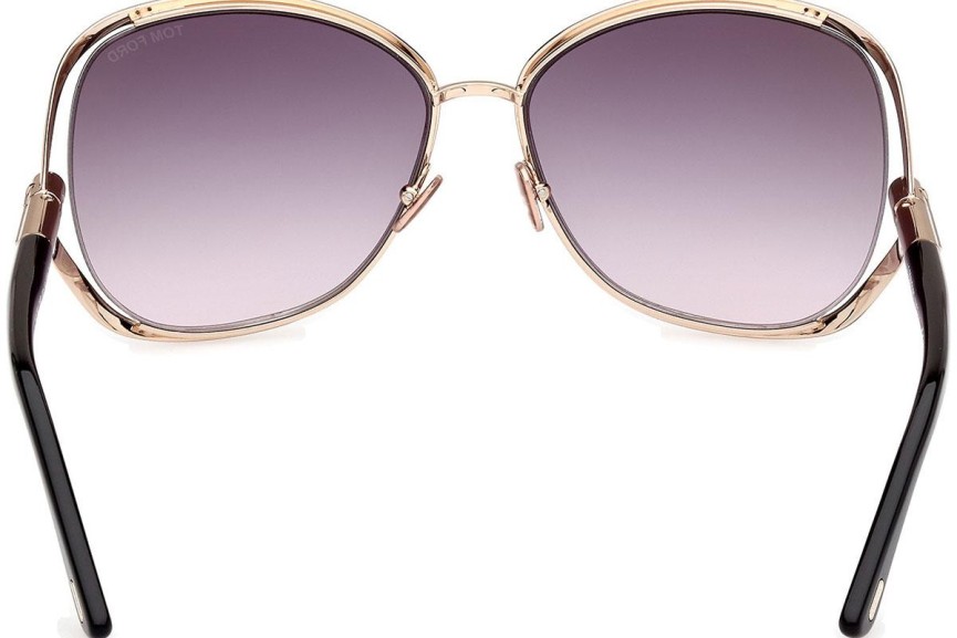 Solglasögon Tom Ford Marta FT1091 28B Runda Guld