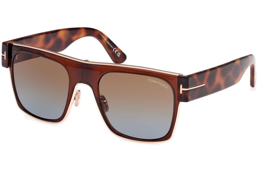 Solglasögon Tom Ford Edwin FT1073 48F Fyrkantig Brun