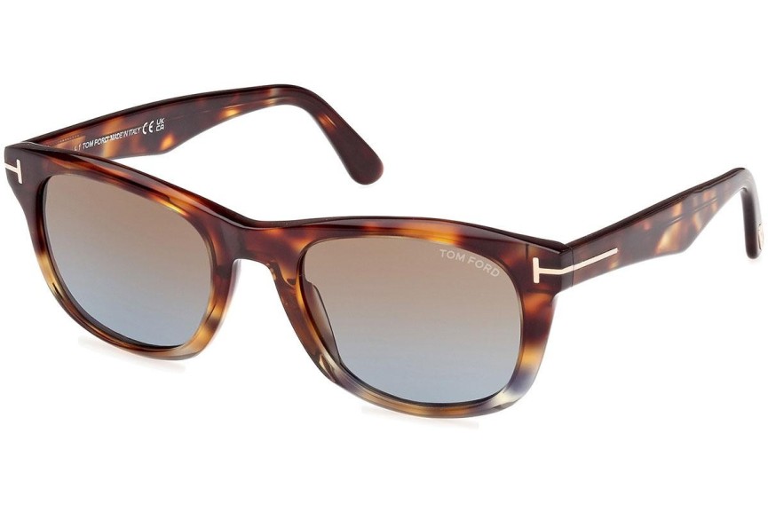 Solglasögon Tom Ford Kendel FT1076 56B Fyrkantig Havana